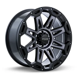 RTX Wheels – Gobi – Black – 18″x9″ 10mm – Summer Wheels – 082635